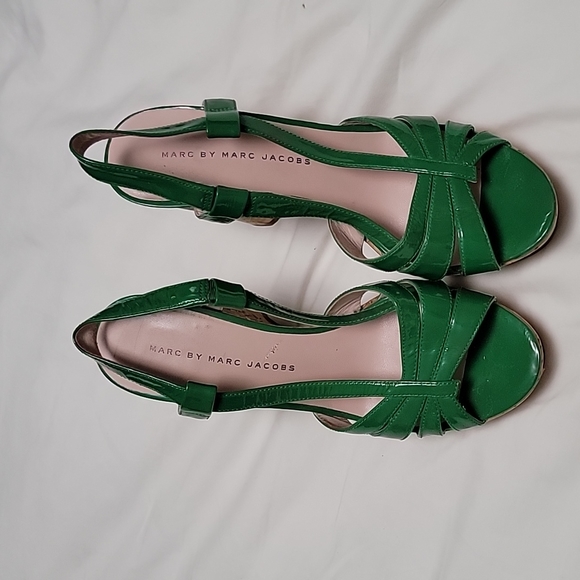 Marc by Marc Jacobs Green wedges - Picture 1 of 4
